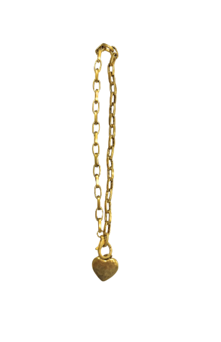 Emsato Luxe - Edge Chain with Heart Pendant