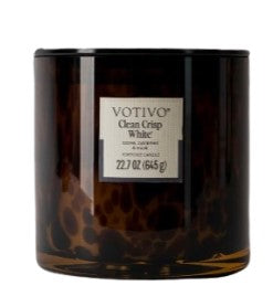 Votivo - Tortoise Candle Crisp Clean White