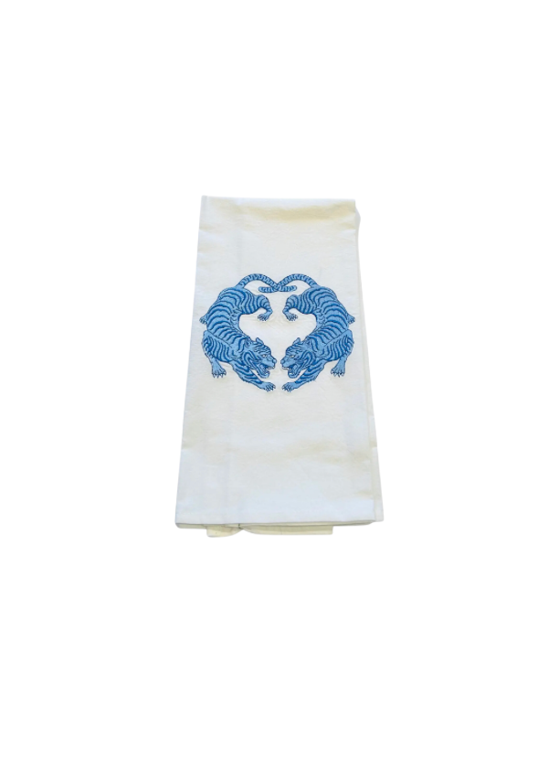 Twin Tiger Tea Towel