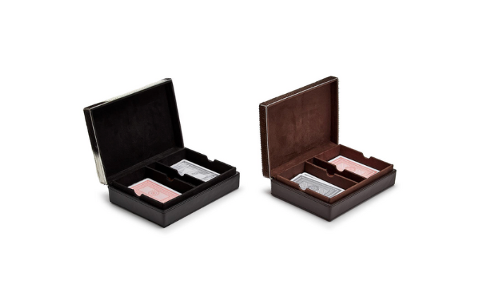 Cowhide Playing Card Set
