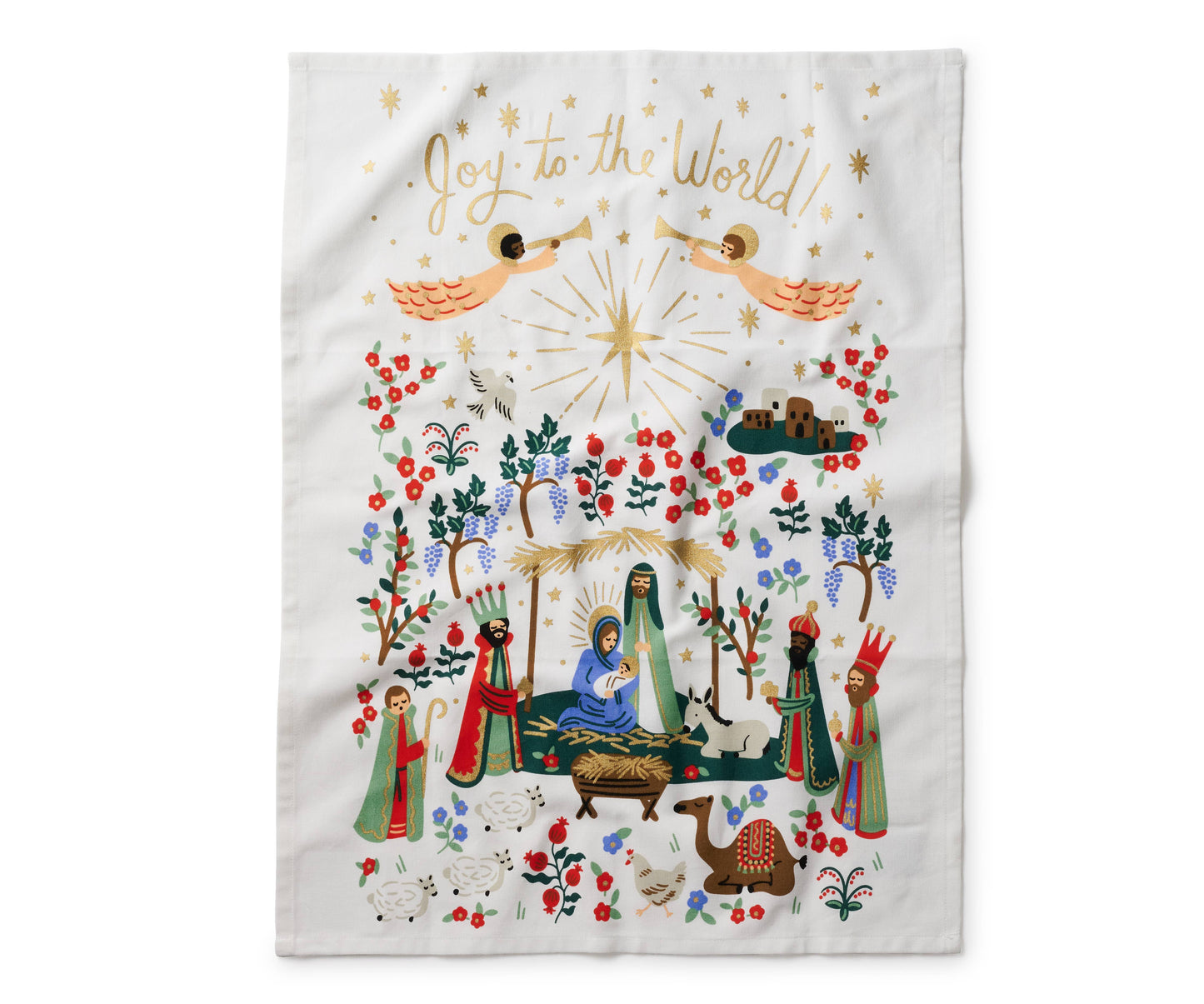 Christmas Nativity Tea Towel