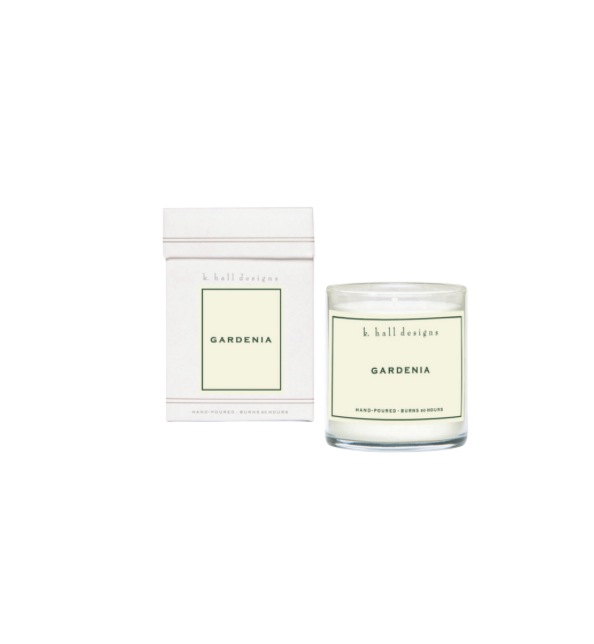 K. Hall Gardenia Candle