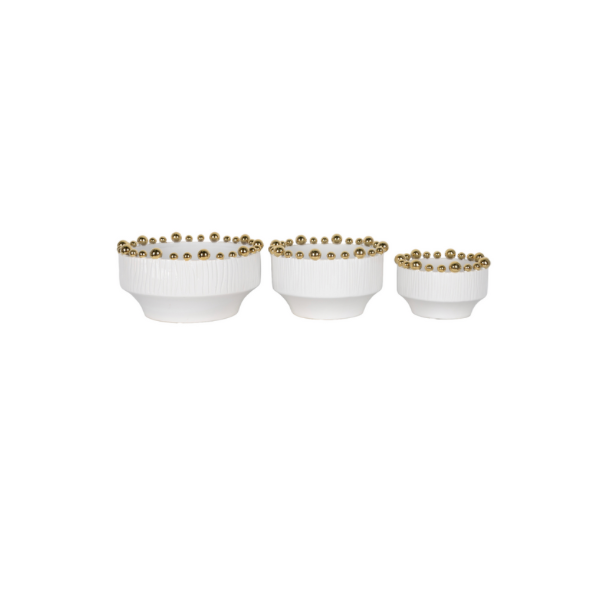 Gold Dot Bowl - 3 Sizes
