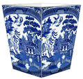 Blue Willow Wastebasket