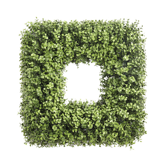 UV Boxwood Square 20” Wreath