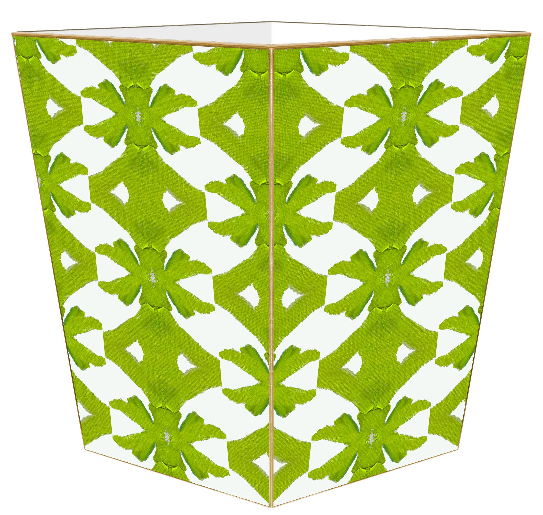 Laura Park Green Palms Wastebasket
