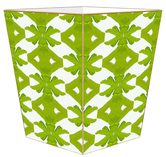 Laura Park Green Palms Wastebasket