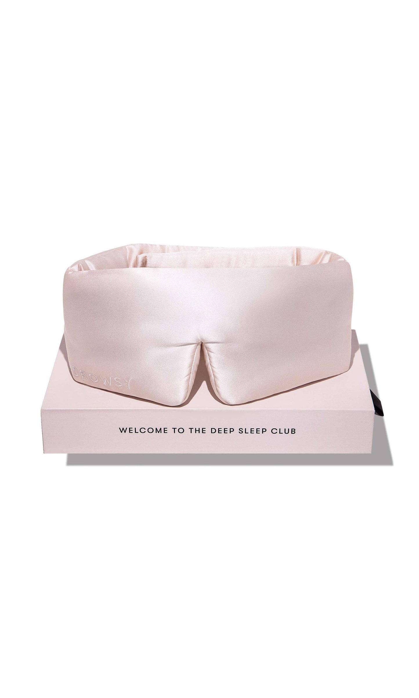 Drowsy Pastel Pink Silk Sleep Mask