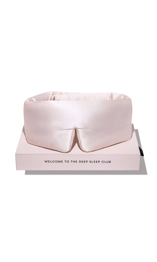 Drowsy Pastel Pink Silk Sleep Mask