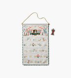 Christmas Nativity Embroidered Hanging Advent Calendar