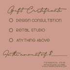 Streamline Interiors Gift Certificate