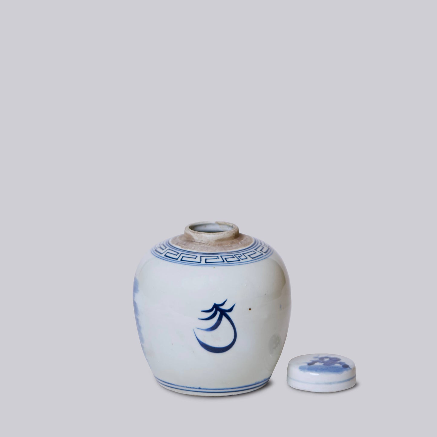 Blue and White Porcelain Playing Children Ginger Jar