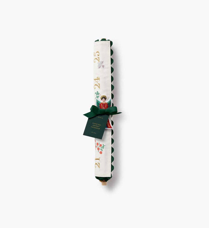 Christmas Nativity Embroidered Hanging Advent Calendar