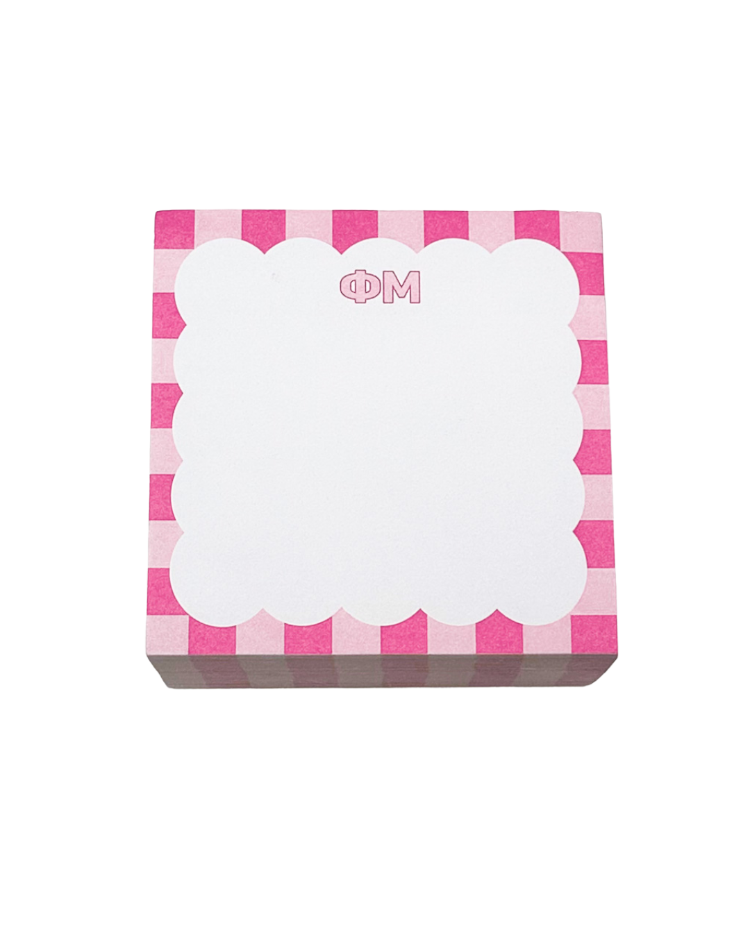 Sorority Scallop Note Cube
