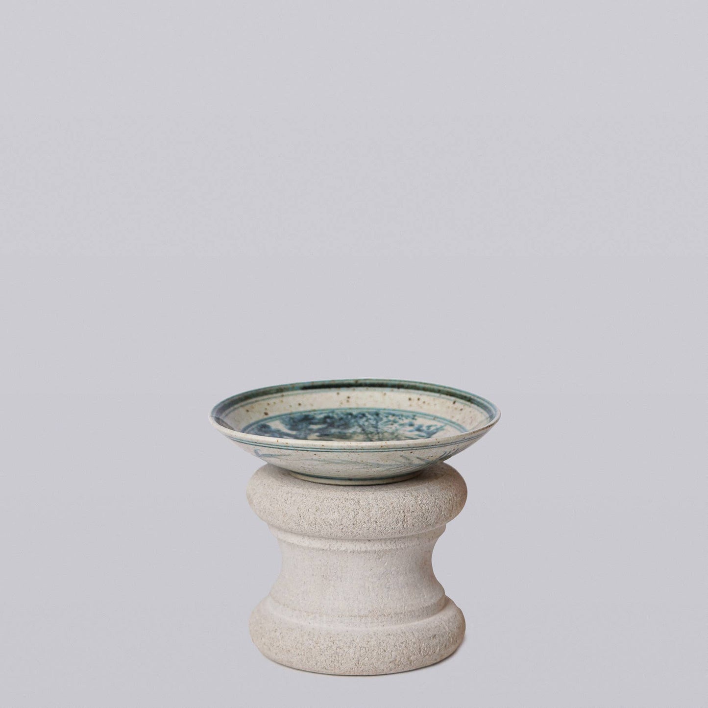 Blue and White Porcelain Three Friends Bowl