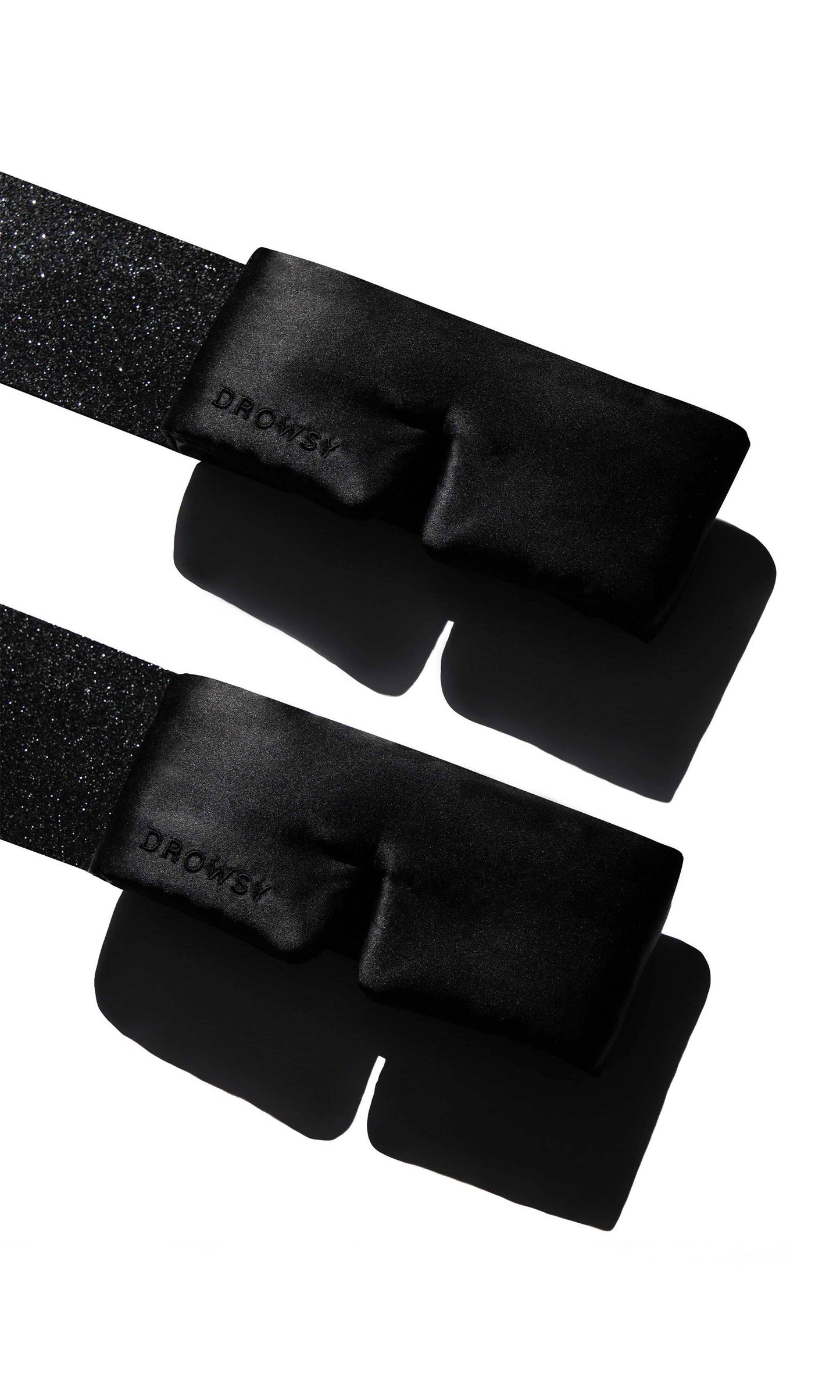 Drowsy Black Silk Sleep Mask