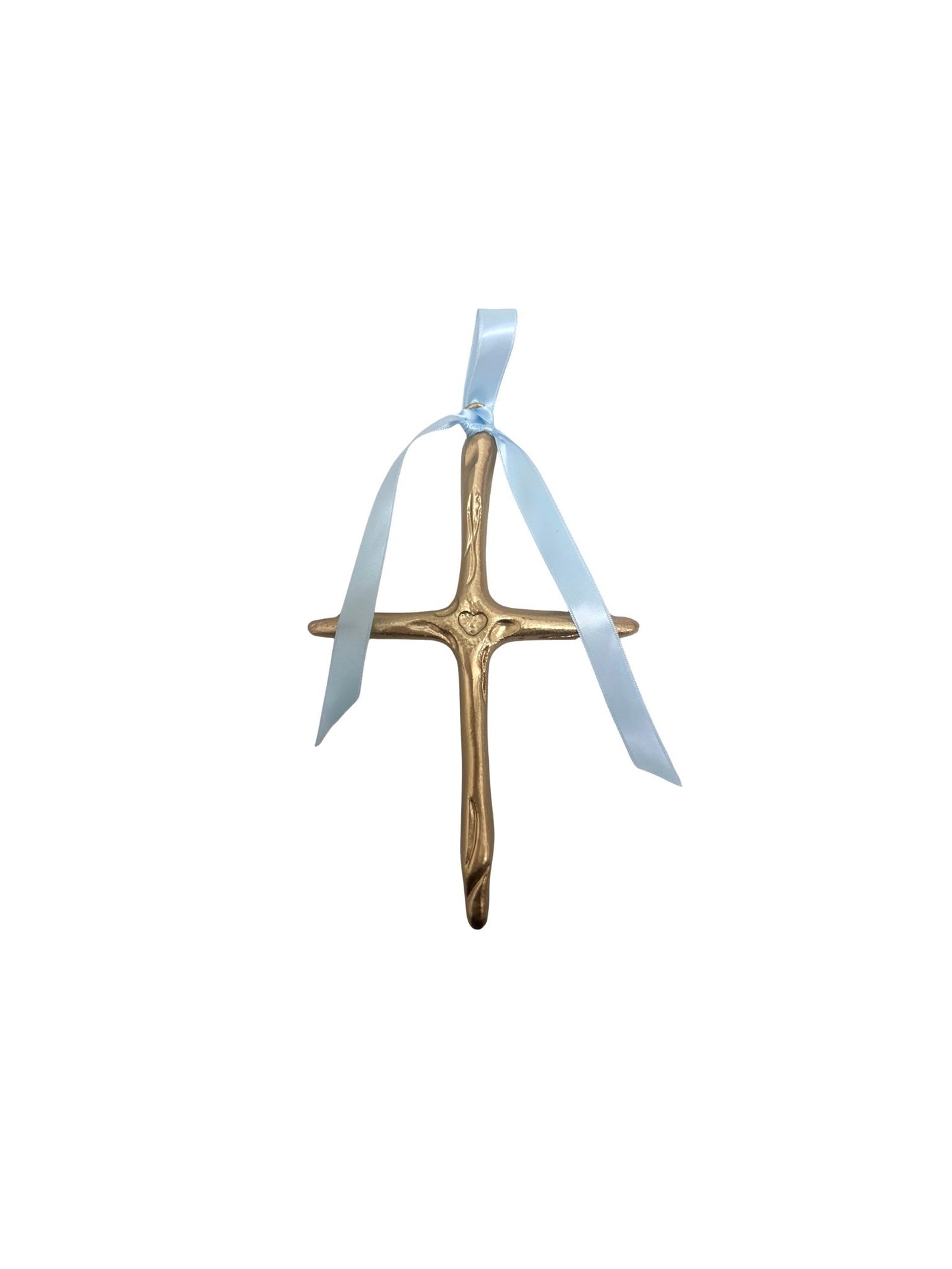 Large Gold Cross with Ribbon