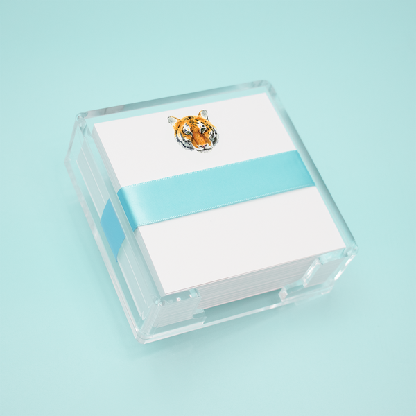 Tiger Face Desk Set