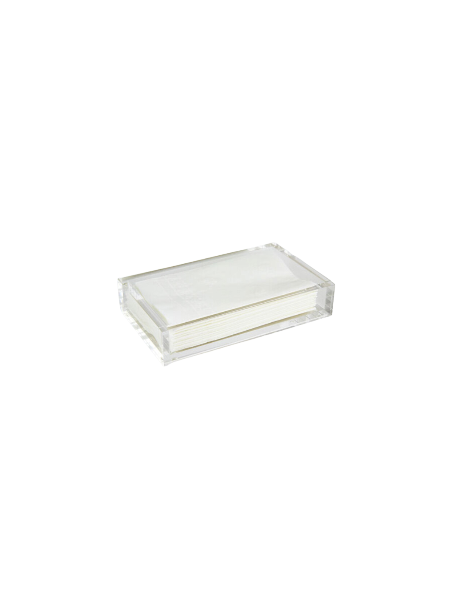 Acrylic Bathroom Napkin Tray