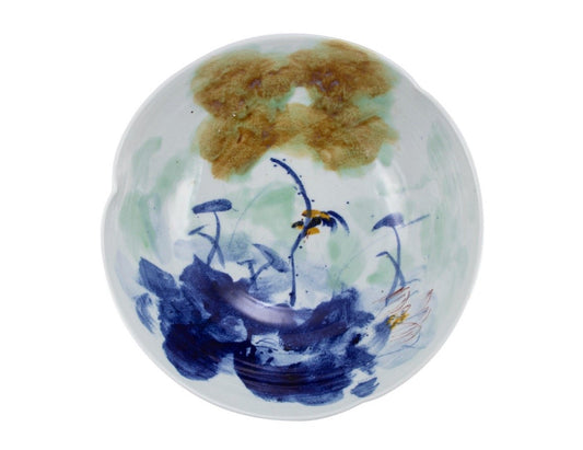 Curved Rim Swirl Bowl - Large