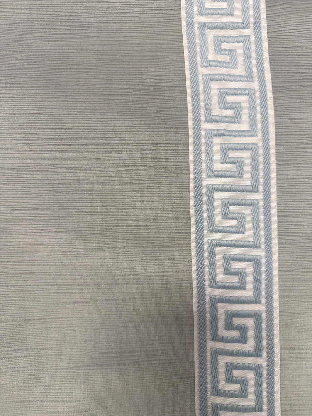 Light Blue Trimmed Pillow