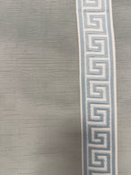 Light Blue Trimmed Pillow