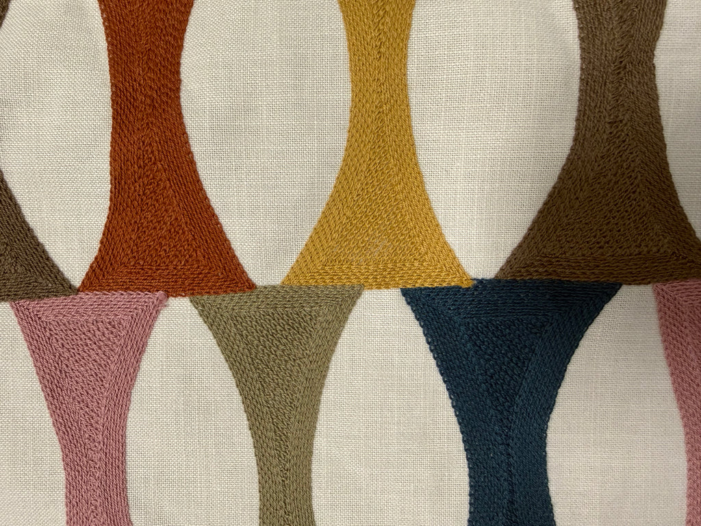 Geometric Lumbar Pillow Cover