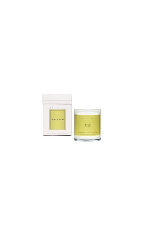 K. Hall Lemon Sage Jar Candle