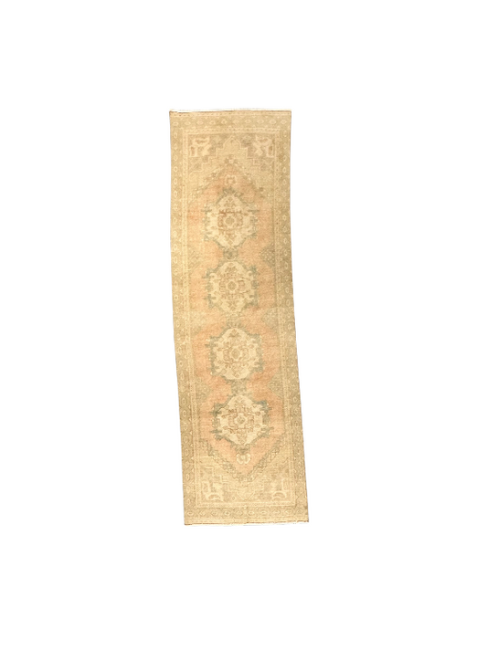 Neutral Blush Oushak Runner