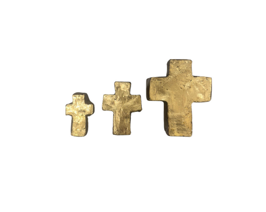 Barbara Biel Gold Cross - Multiple Sizes