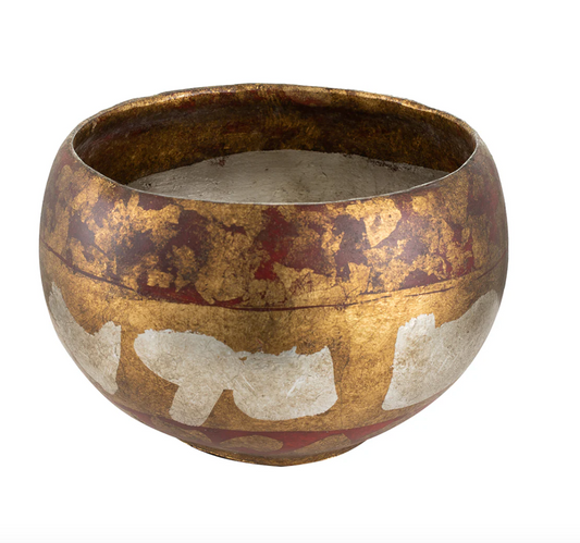 Eve Gold and Silver Leaf Bowl