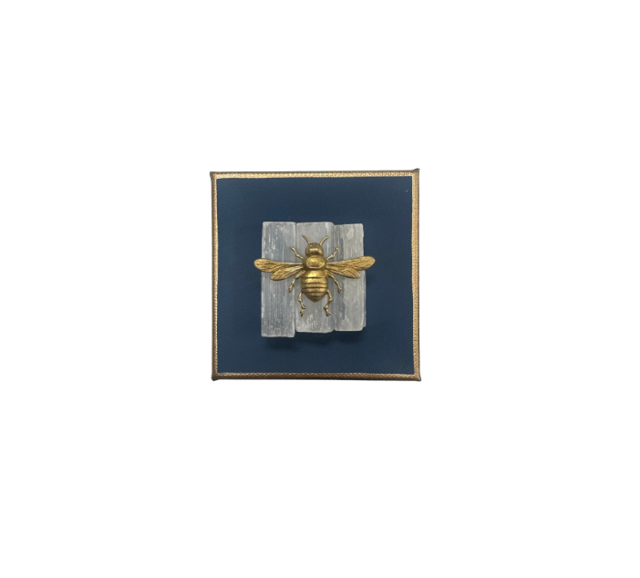 Selenite Bee Canvas - 4x4