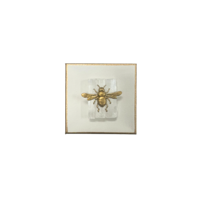 Selenite Bee Canvas - 4x4