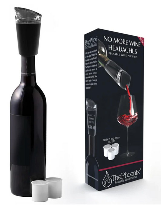 PureWine Phoenix Reusable Wine Purifier