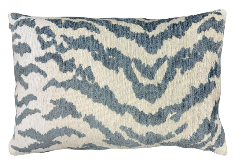 Blue Tiger Lumbar Pillow