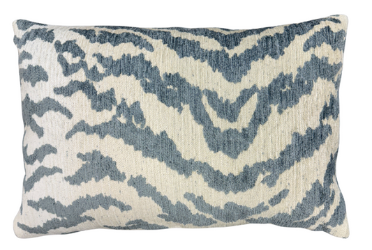 Blue Tiger Lumbar Pillow