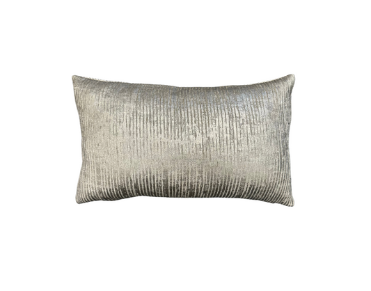 Metallic Stripe Lumbar Pillow