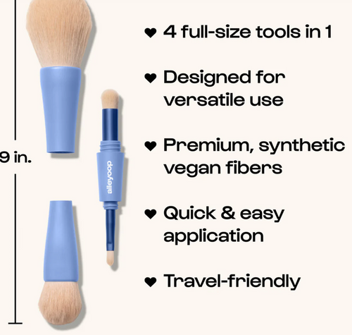 Alleyoop 4-in-1 Makeup Brush - Overachiever