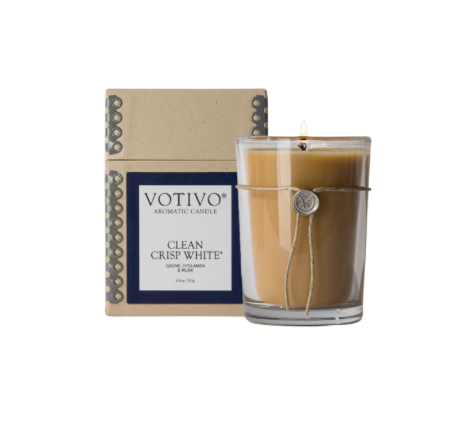 Votivo - Crisp Clean White Aromatic Candle
