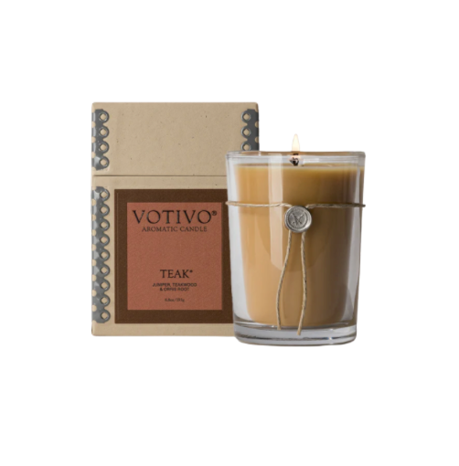 Votivo - Teak Aromatic Candle