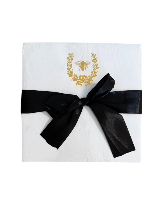 Large Laurel Wreath and Bee Notepad