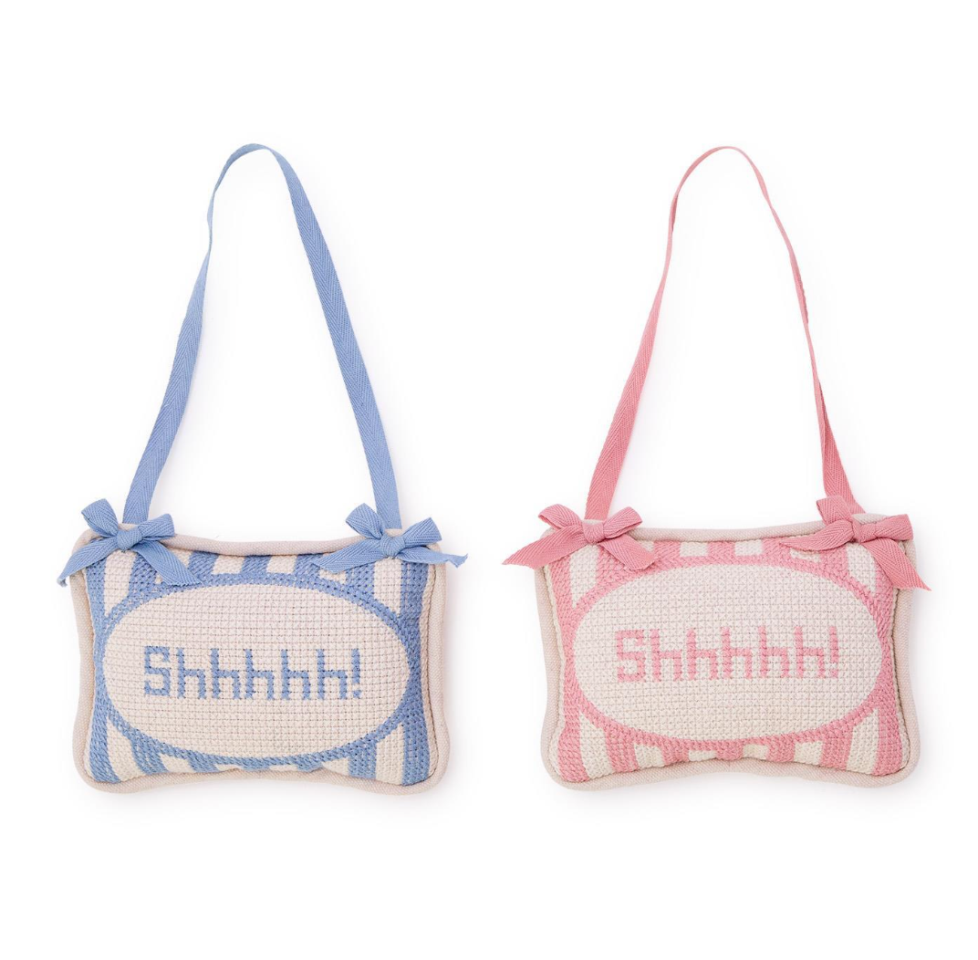 Embroidered Pillow Door Hanger