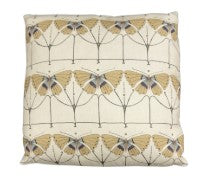 Papillion Parchment 22x22 Pillow