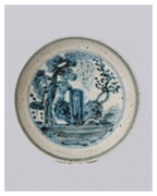 Blue and White Porcelain Three Friends Bowl