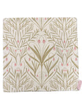 Pink/Green Floral Pillow Cover
