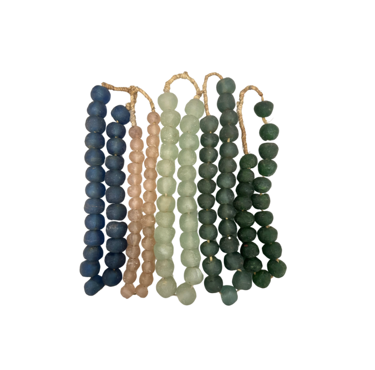 African Sea Glass Beads