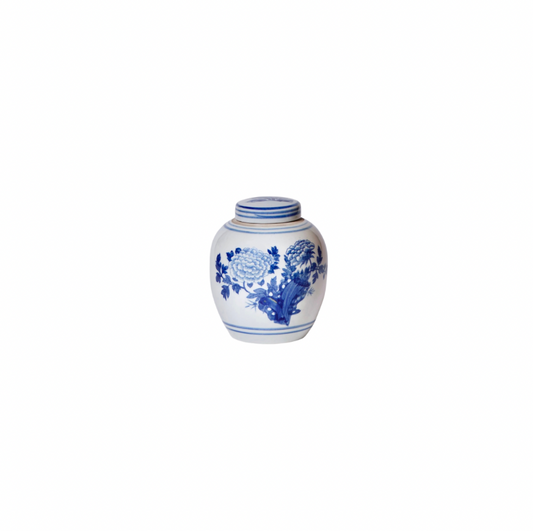 Abundant Peony Ginger Jar