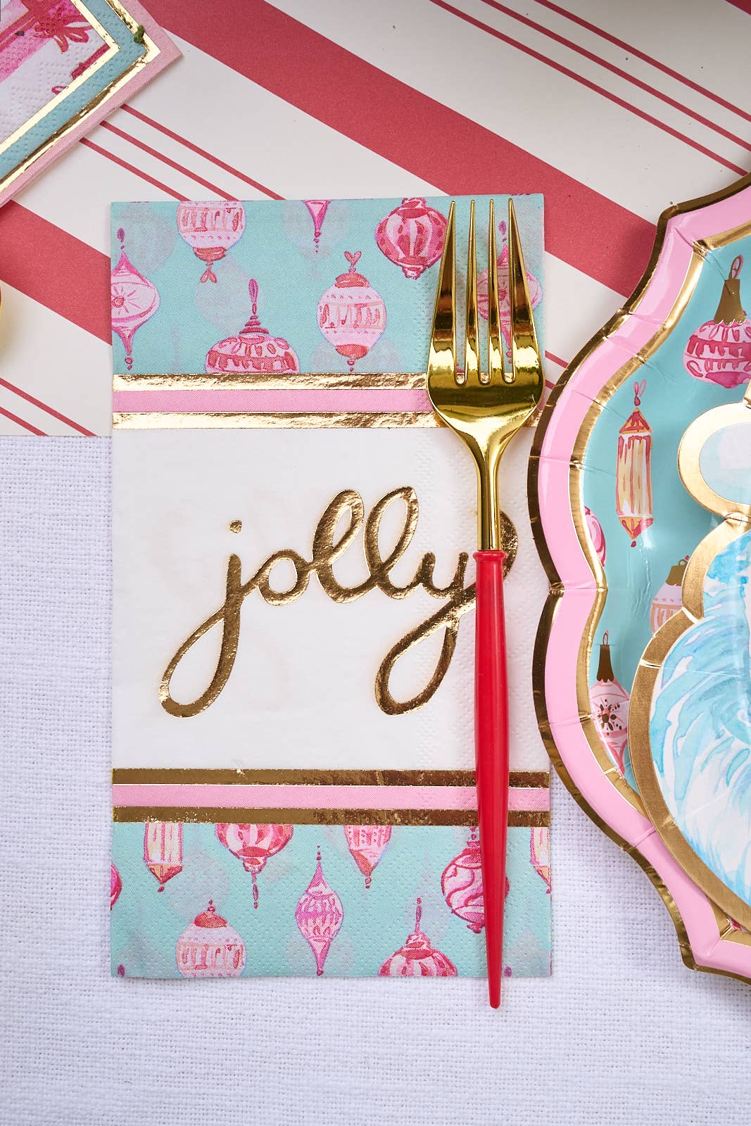 Jolly Holiday Paper Guest Towel Napkin/20pk