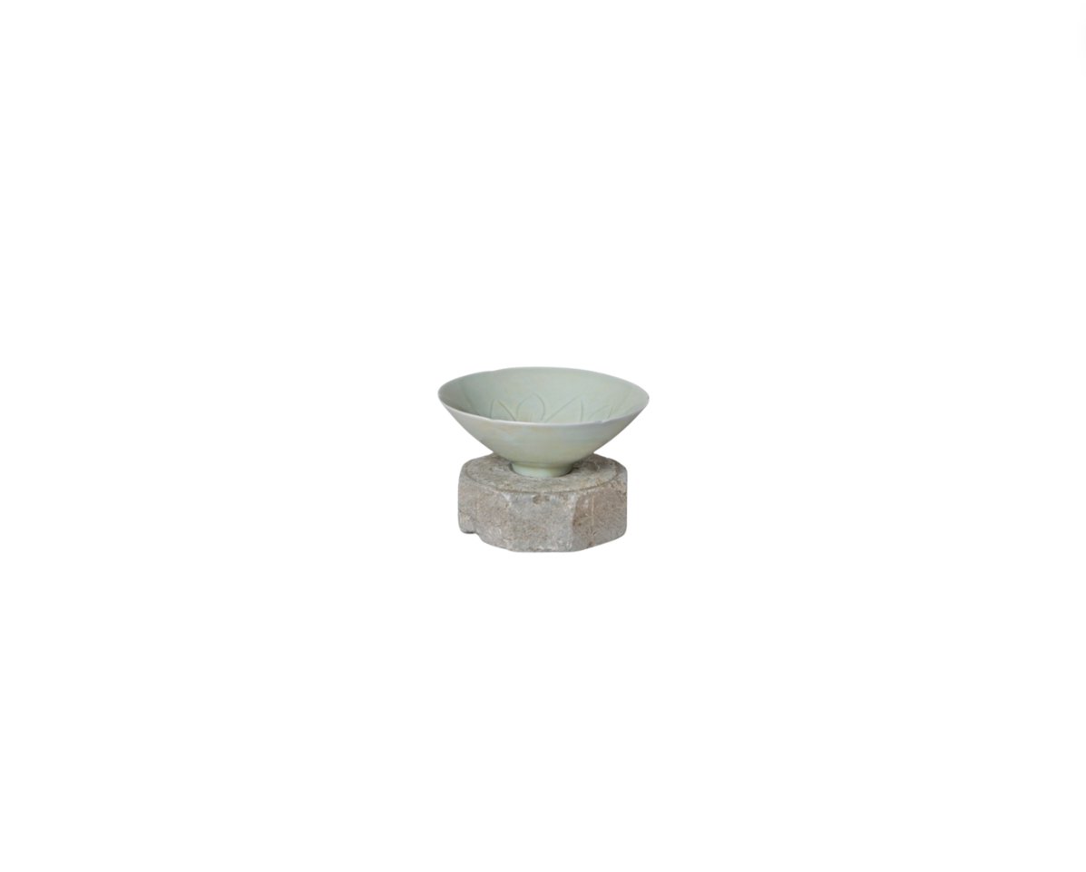 Small Celadon Conical Bowl