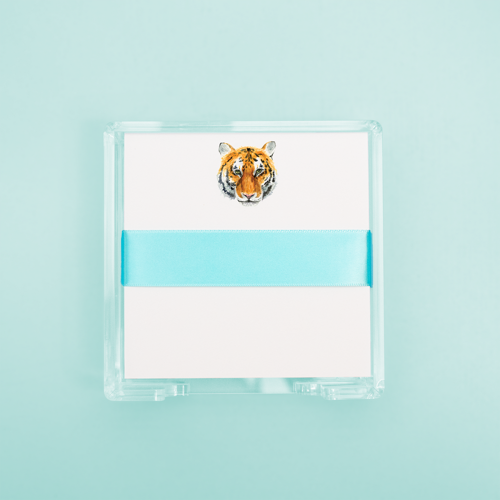Tiger Face Desk Set